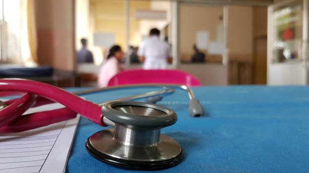 stethoscope on a desk - primary care concept