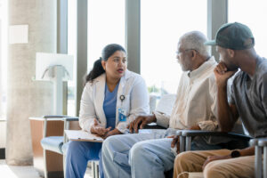 A family Consulting with his Family Medicine Doctor